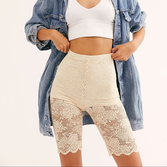 Intimates Bianca Lace Bike Short Nwt 